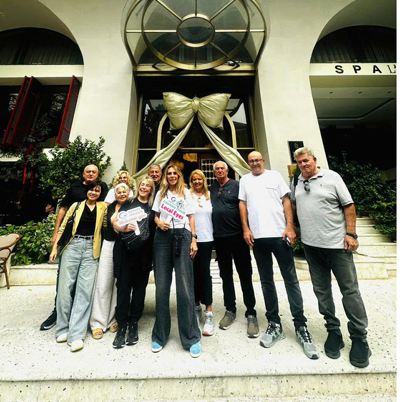 Ms. Marla and friends in Vietnam – Laos – Cambodia